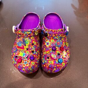 Lisa Frank Groovy CROCS Clogs Women’s Size 10